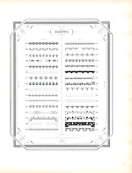 Bordures ornementales et vignettes, Corps 20 (Conclusion) (imprimé)