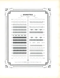 Bordures ornementales et vignettes, Corps 20 (Suite) (imprimé)