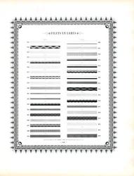 Règles décoratives typographiques (imprimé)