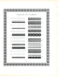 Exemple de règles typographiques avec cadre ovale (print)