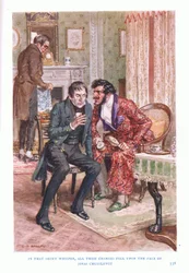 Dans ce court murmure, tous ces changements sont tombés sur le visage de Jonas Chuzzlewit