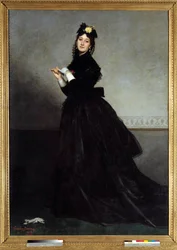 La Dame au gant par Emile Auguste Carolus Duran (1837-1917) 1869