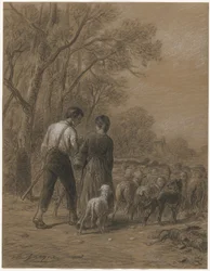 Rentrer les moutons, 1800s