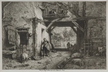 Intérieur de ferme