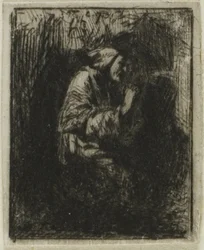 Moine en prière