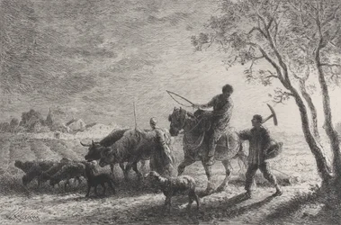 Le Retour des Champs, 1865