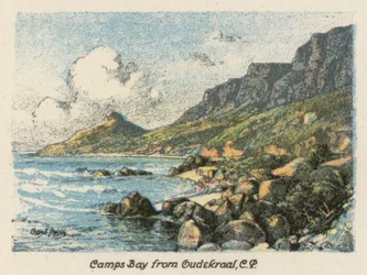 Afrique du Sud : Camps Bay depuis Oudekraal, CP