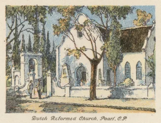 Afrique du Sud : Église réformée néerlandaise, Paarl, CP