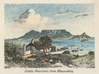 Afrique du Sud : Table Mountain depuis Blaauwberg