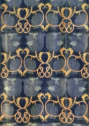 Coquelicots, fabriqués par G.P. & J. Baker, vers 1888