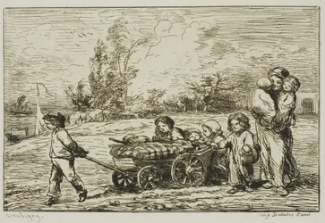 Déménagement avec le chariot (Les meubles du bateau)