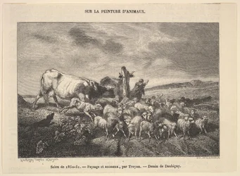 Salon de 1850-51, Paysage et Animaux