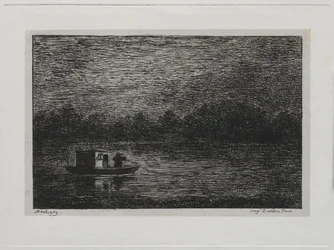 Le voyage en bateau : Voyage de nuit ou pêche au filet (deuxième version)
