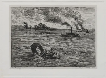 Le voyage en bateau : Les bateaux à vapeur ou Attention aux vapeurs, 1861