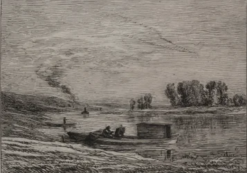 Le bateau à Conflans, 1866