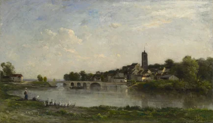 Le pont entre Persan et Beaumont-sur-Oise, 1867
