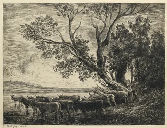 Le gué, 1865