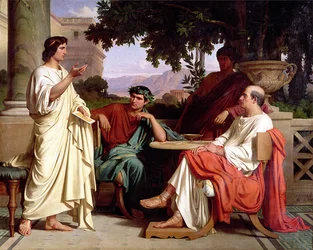 Horace, Virgile et Varius chez Mécène
