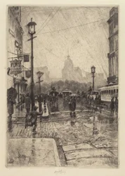 Jour de pluie, Broadway