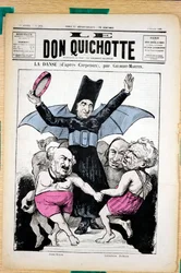 Couverture de "Le Don Quixote", numéro 294, Satirique en Couleurs