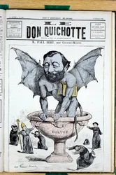 Couverture de "Le Don Quixote", numéro 389, Satirique en Couleurs