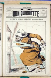 Couverture de "Don Quichotte", numéro 53, Satirique en couleurs