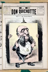 Couverture de "Le Don Quixote", numéro 702, Satirique en Couleurs