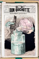 Couverture de "Le Don Quixote", numéro 113, Satirique en Couleurs