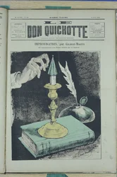 Illustration de Charles Gilbert-Martin pour la couverture de Le Don Quixote, No. 52
