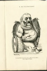 Illustration de Charles Gilbert-Martin (1839-1905) dans « Grimaces contemporaines »