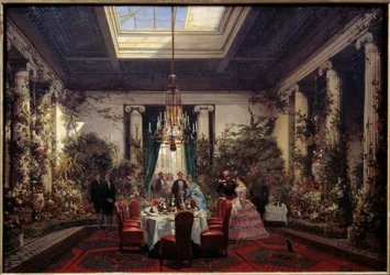 Petit déjeuner chez la princesse Mathilde Letizia Bonaparte