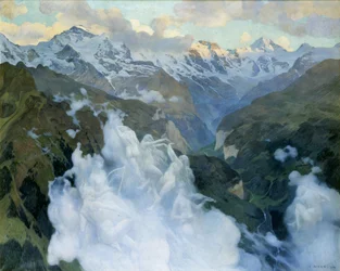 Nuages Vallée de Lauterbrunnen, 1901