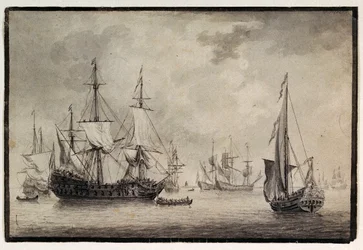 Navire de guerre hollandais, yacht d