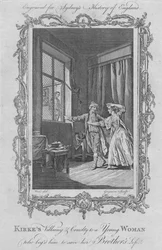 La vilenie et la cruauté de Kirke envers une jeune femme qui le suppliait de sauver la vie de son frère, 1773