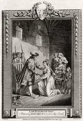 Lady Elizabeth Grey, suppliant Édouard IV de lui restituer ses terres