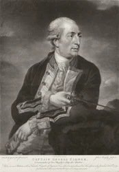 Portrait de George Farmer (1732-79) capitaine du HMS 