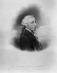 Sir William Hamilton, gravé par William Thomas Fry, 1817