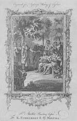 Saint Augustin prêchant devant le roi Ethelbert et la reine Bertha, 1773