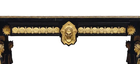 Table Napoléon III, conçue par Jean Brandely, marqueterie par E. Varlot, Paris, vers 1850-75