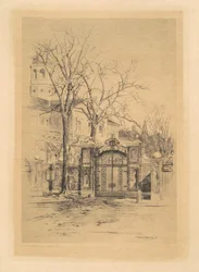 La porte Johnson, Cambridge, Massachusetts