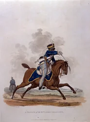 Un soldat des 13e Dragons Légers, de 