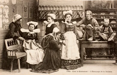 Famille bretonne, Bretagne, France