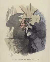 Assez vieux pour savoir mieux (gravure en couleur)