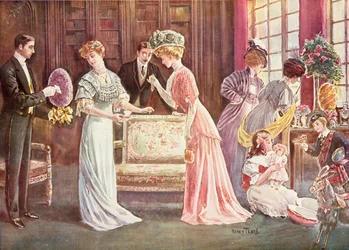 Œufs de Pâques en ville, 1908