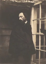 [Auguste Vacquerie à Marine Terrace], 1855. Créateurs : Charles Hugo, Auguste Vacquerie