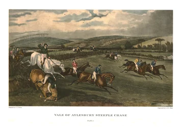 Vale of Aylesbury Steeple Chase, Planche 1, vers 1836, vers 1955