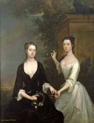 Lady Henrietta et Lady Elizabeth Finch, vers 1732