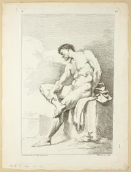 Figure, du Seconde livre de figures d’Académies gravées en Partie par les Professeurs de l’Académie Royale