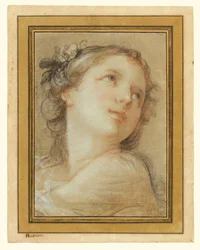 Tête de bacchante