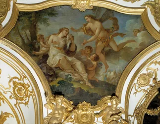 Psyché recueillie par Zéphyr (plafond)